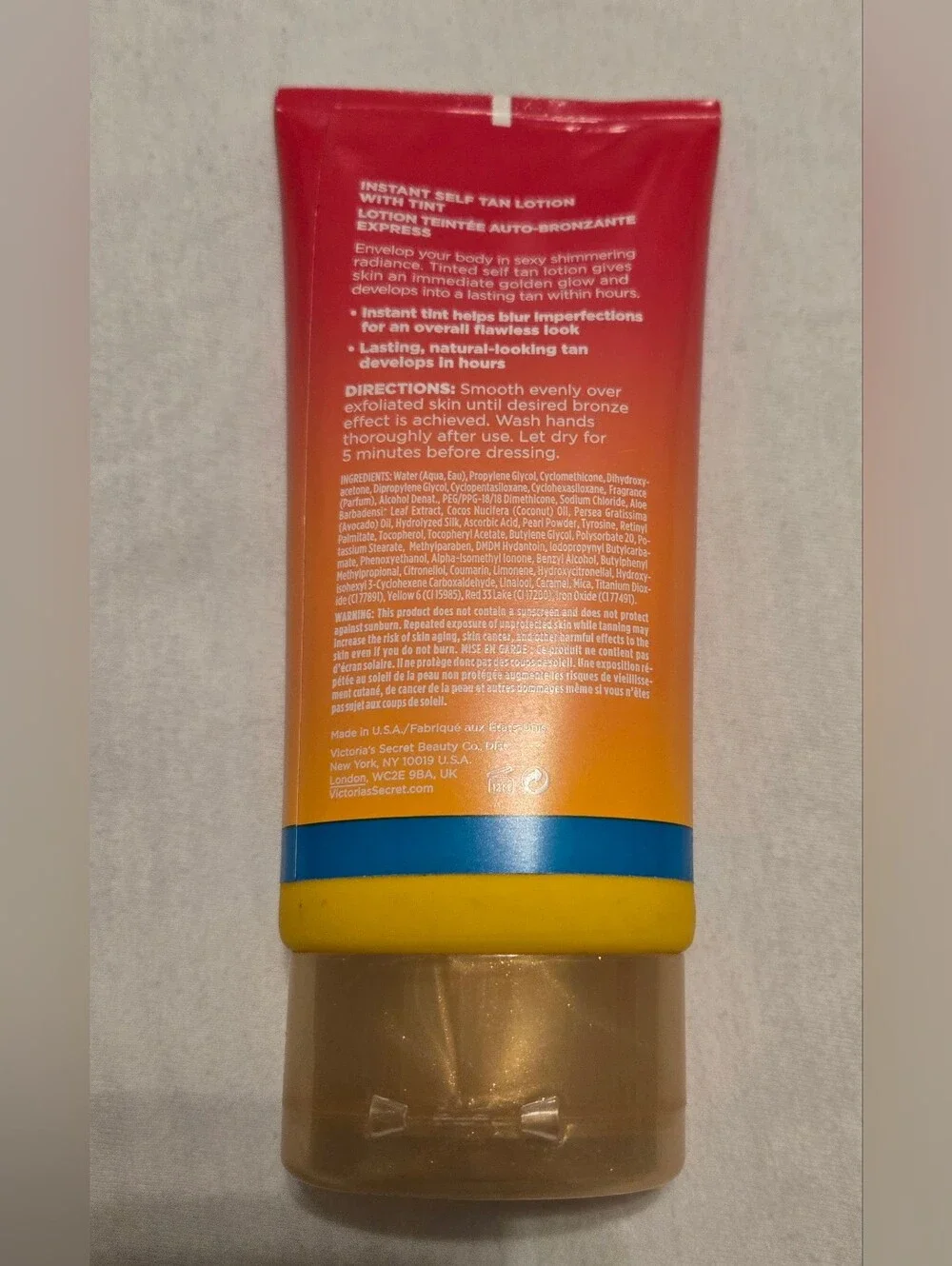 Victoria's Secret BeachSexy Instant Self Tan Lotion W/Tint Sunkissed Bronze 6 Oz